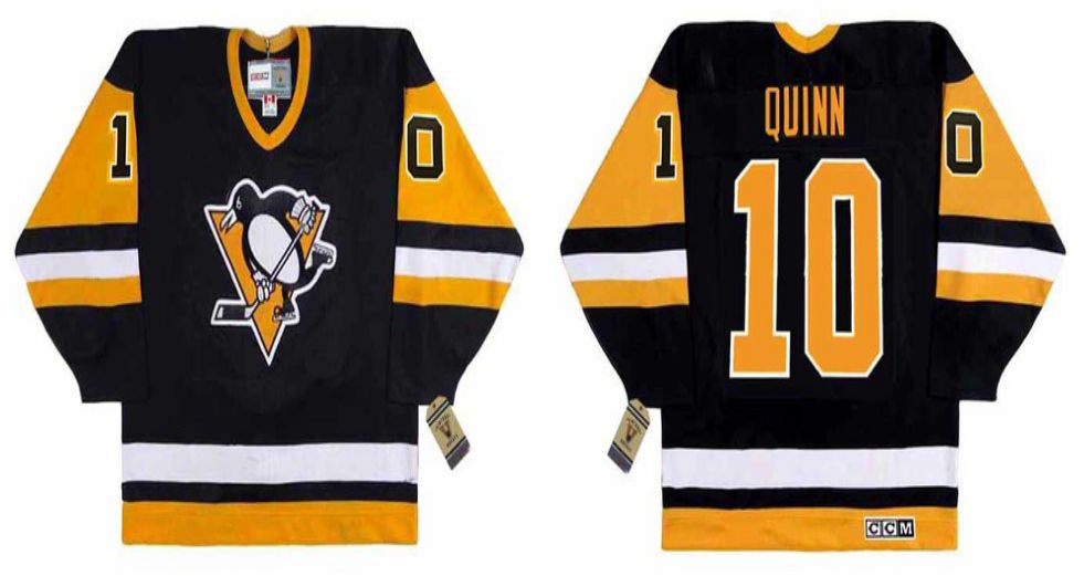 2019 Men Pittsburgh Penguins #10 Quinn Black CCM NHL jerseys